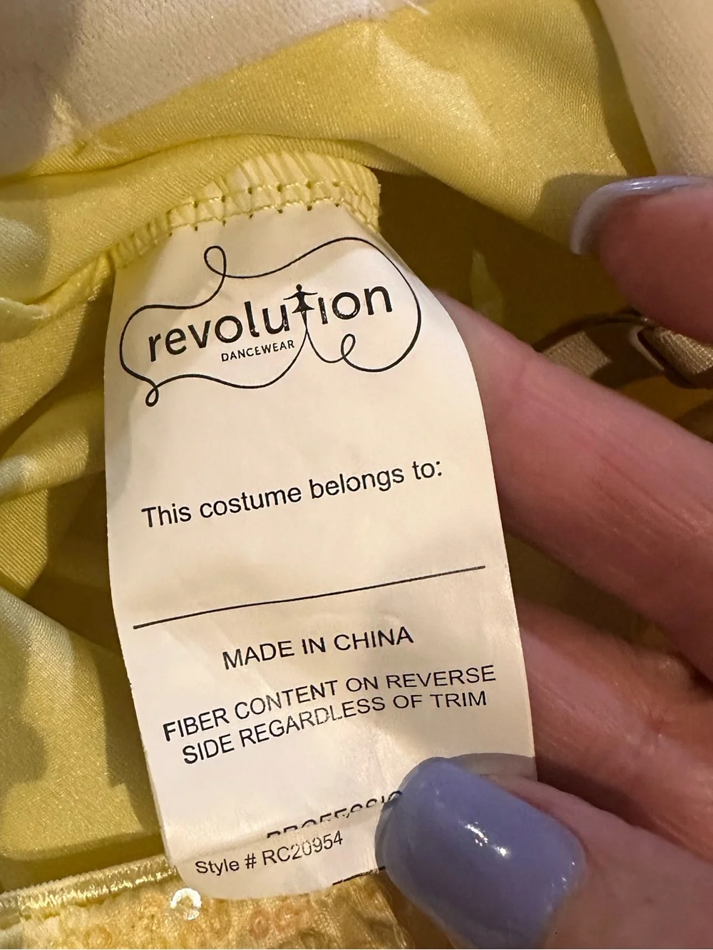 Revolution Beautiful Day Yellow Floral Tutu Dance Costume